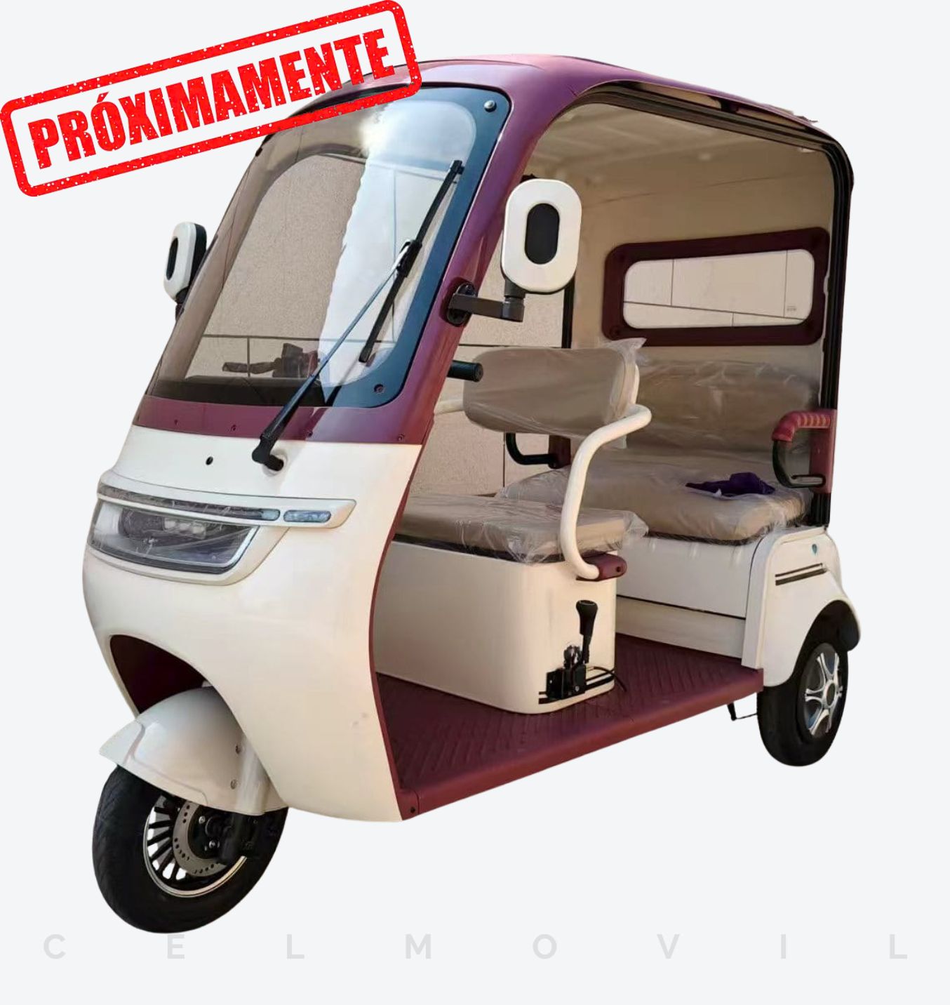 Trimoto YP8 PLUS, 1500W con Cámara retroceso
